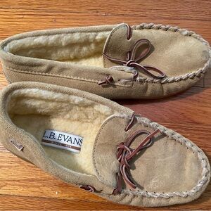 L.B.Evans Cozy Slippers Woman’s Size 9 Made in USA